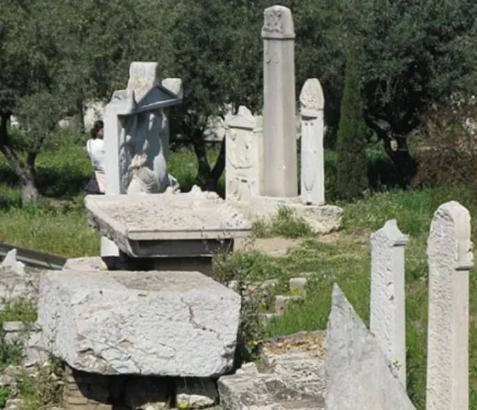 Athens Kerameikos Cemetery Eckterrasse